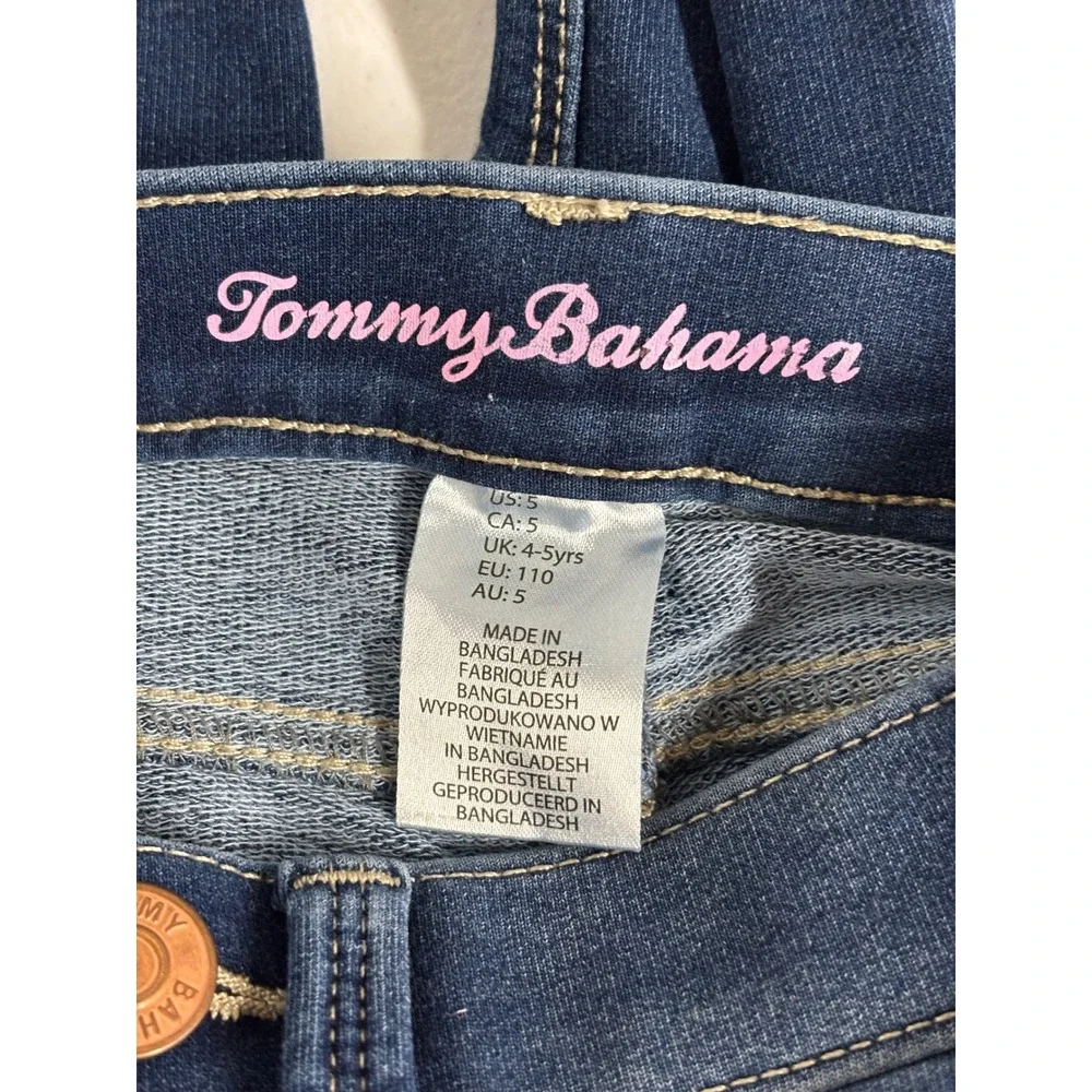 Tommy Bahama Girls Skinny Jeans Size 5 Dark Wash Stretch Denim Blue Pants